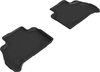 3D MAXpider Kagu 2nd Row Floormats For 19-22 BMW X7 (G07) - Black